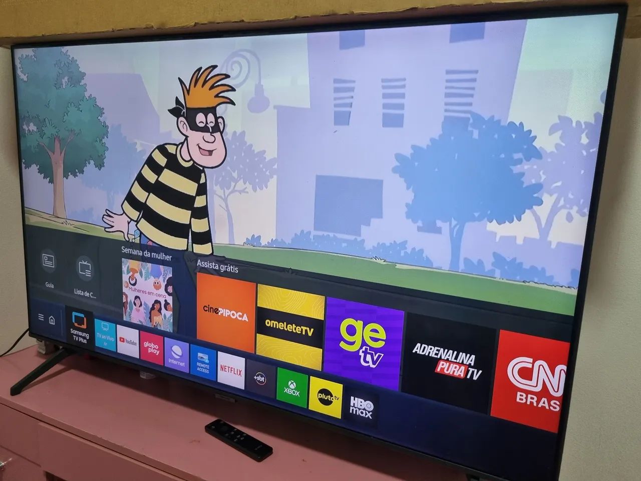 TELÃO SMART SAMSUNG TIZEN 4K UHD CRISTAL 50 - Foto 3