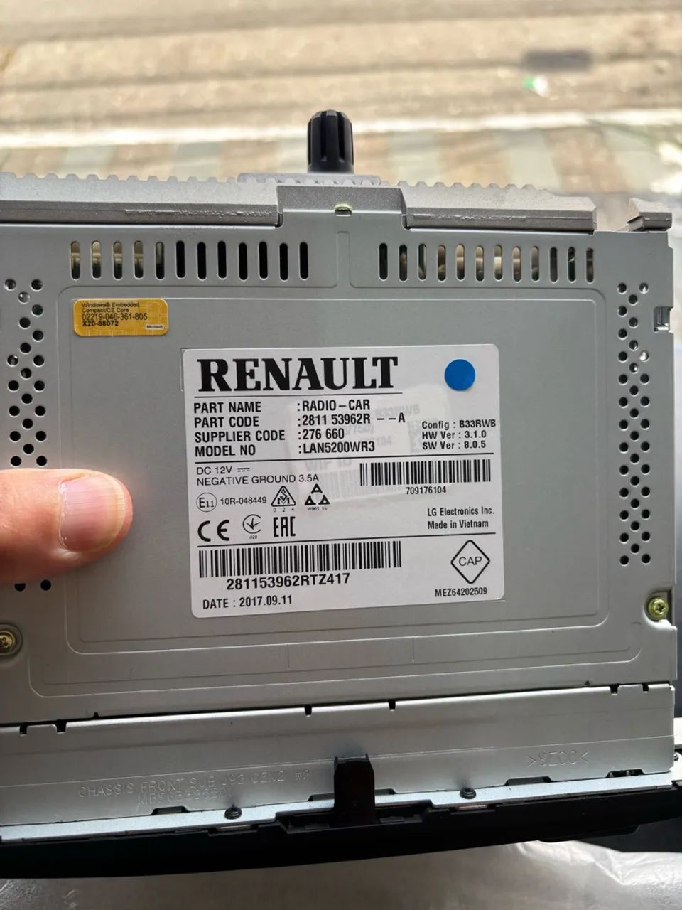 Central multimídia Do Renault Captur 2018 - Foto 3