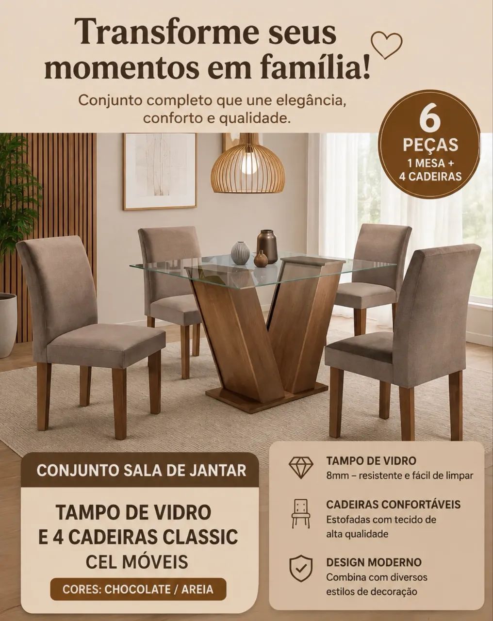 Desapego de mesa de jantar