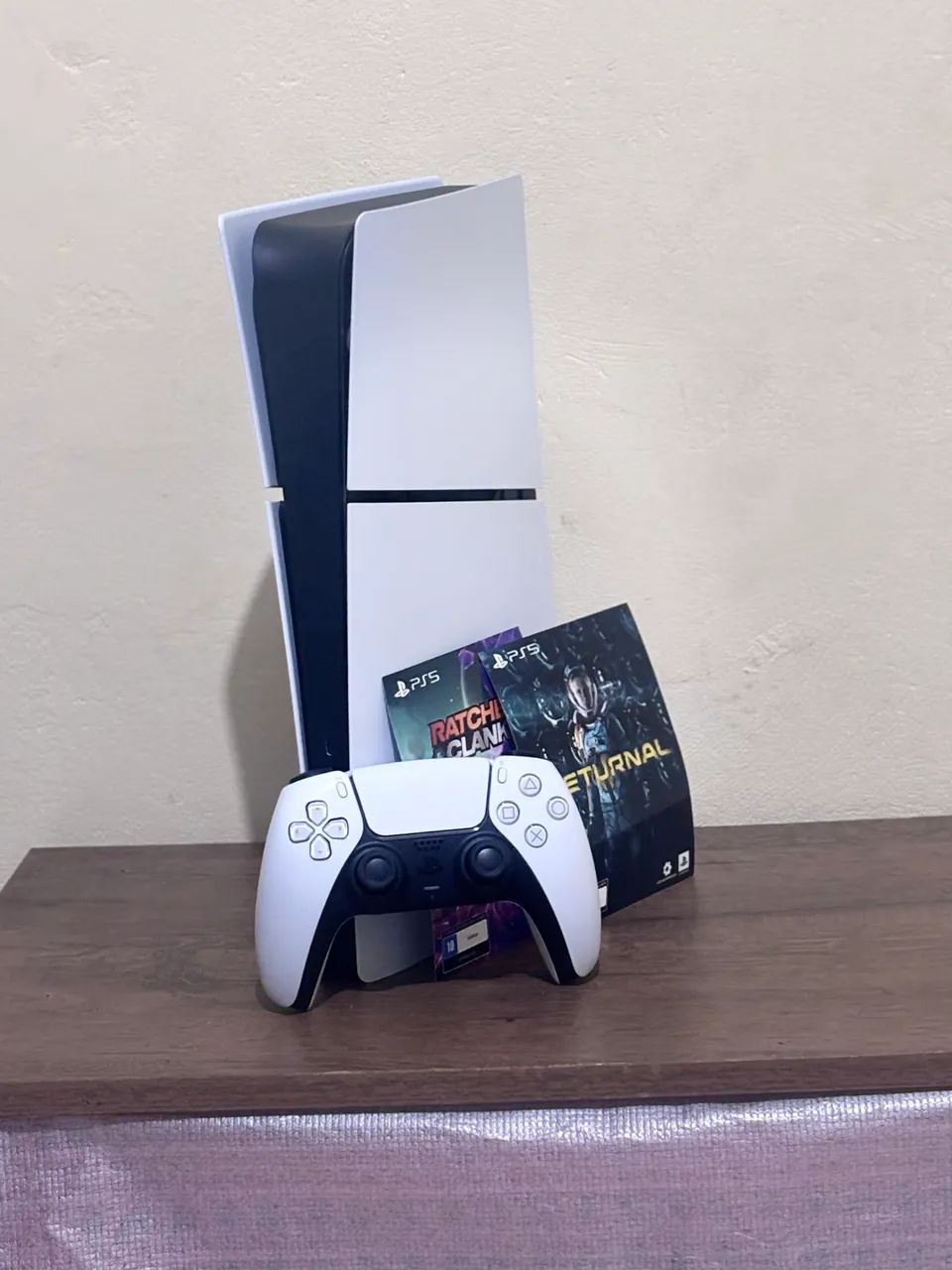 Ps5 Slim - Mídia Digital + 3 jogos! - Foto 2