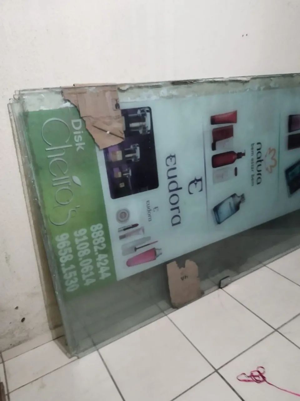 Portas de vidro para comércio