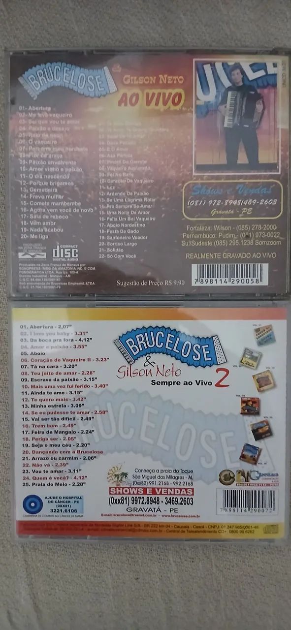 Cd  forró da brucelose  kit 2 cds por 35 - Foto 2