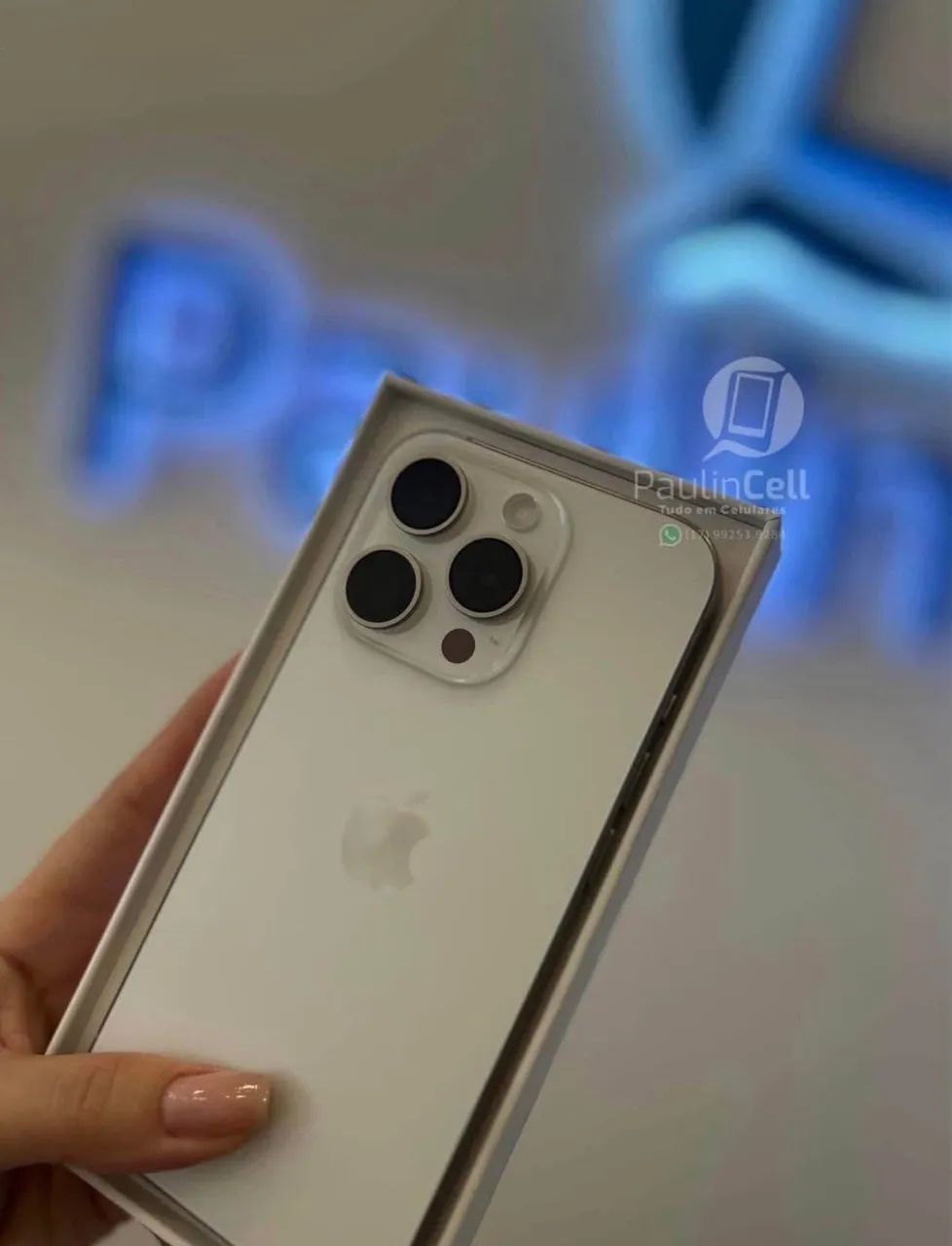 15 PRO 128GB BRANCO COMPLETO  - Foto 3