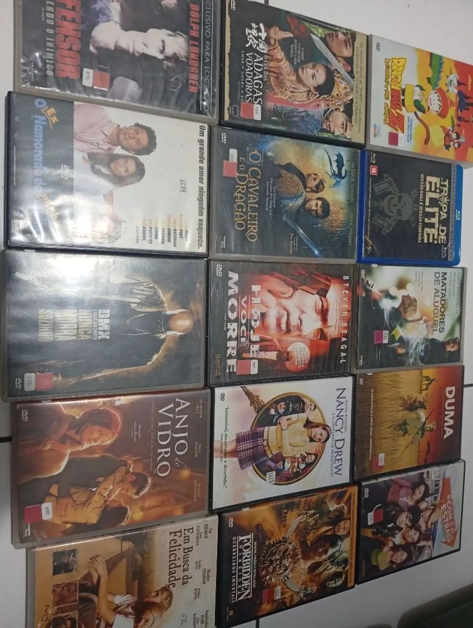 Lote de filmes originais 