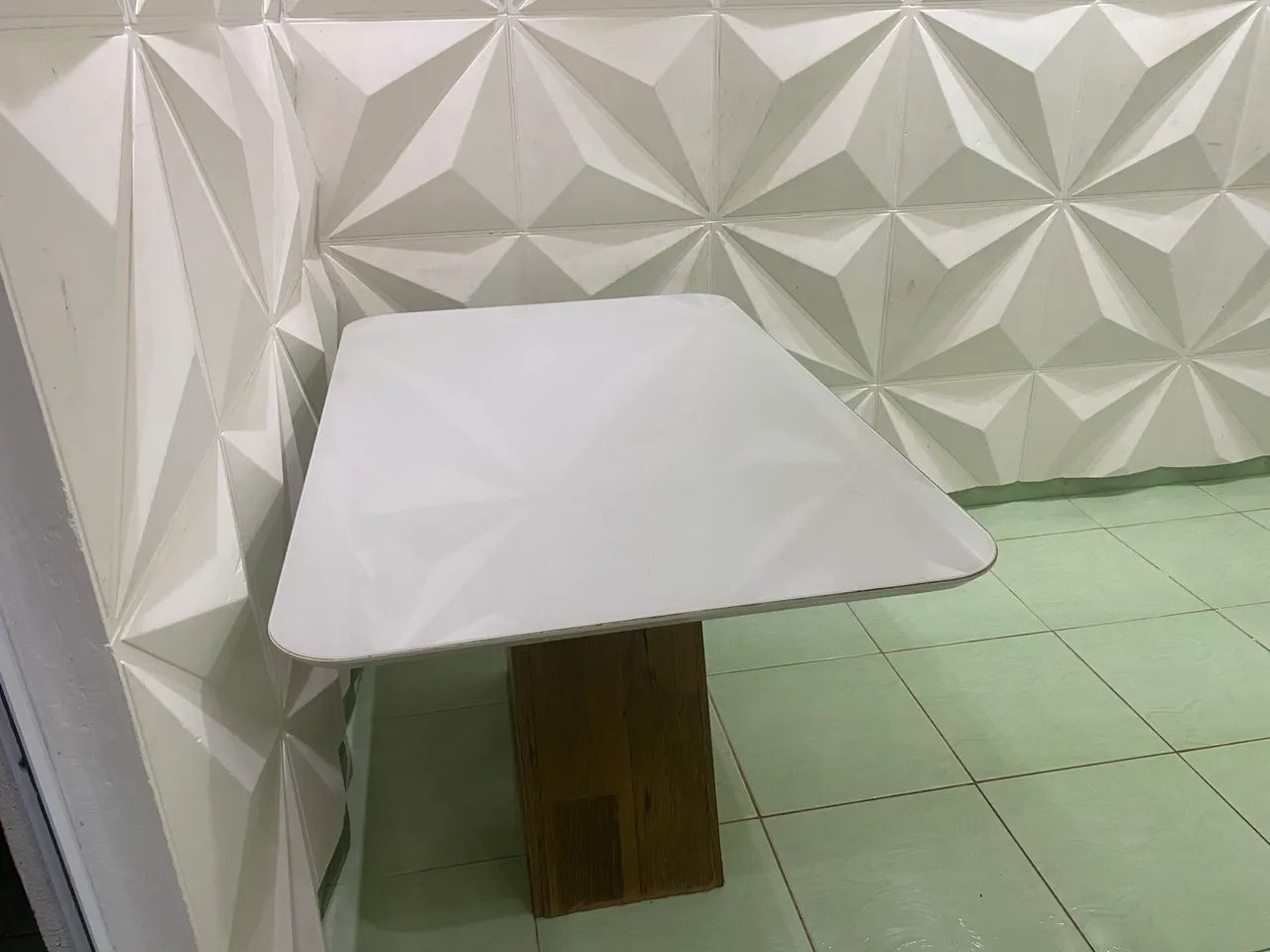 Mesa 4 lugares com tampo de vidro - Foto 4