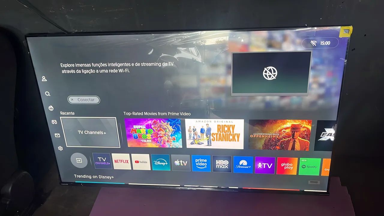 Tv led 55 polegadas Toshiba  4k  bordas infinitas entrega local - Foto 3