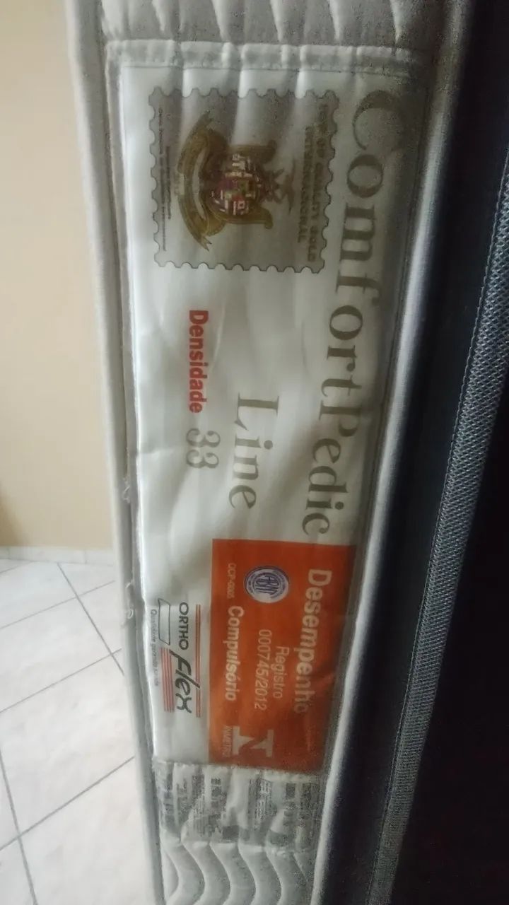 COLCHÃO SOLTEIRO E BASE  - Foto 2