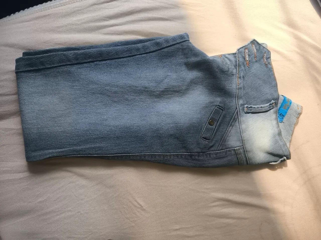 Calça jeans cinza tamanho 40