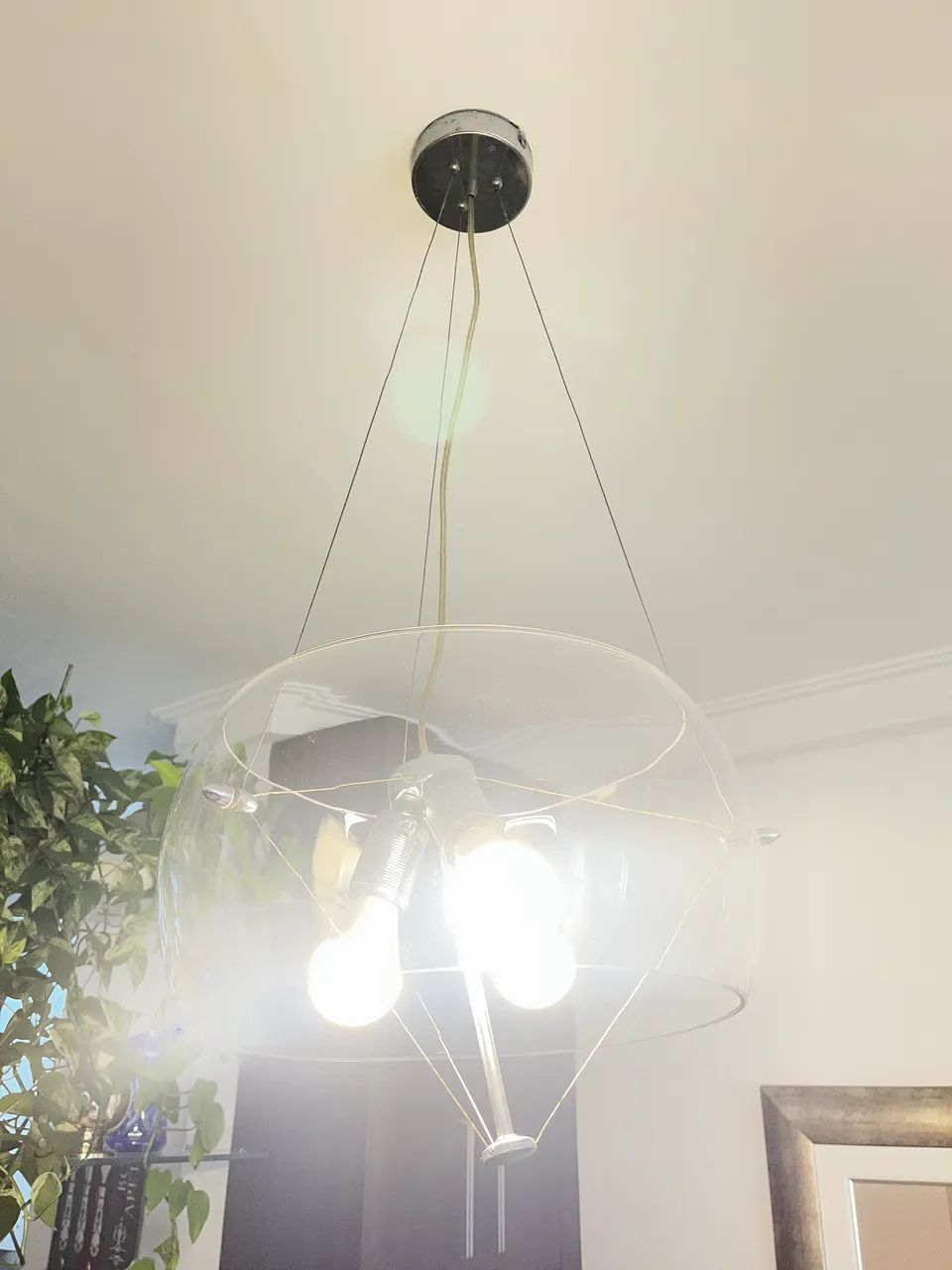 Lustre com vidro  - Foto 4