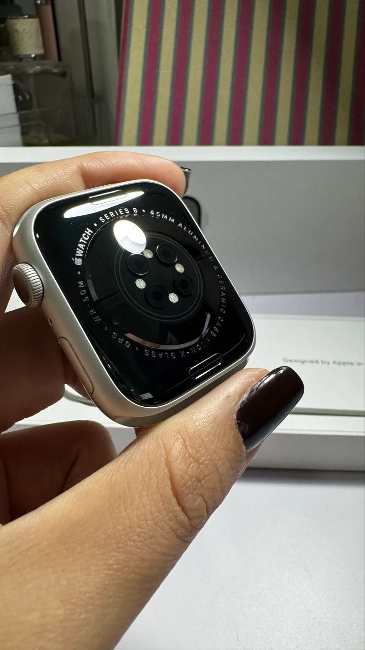 Apple Watch 8 45mm - PERFEITO ESTADO - Foto 3