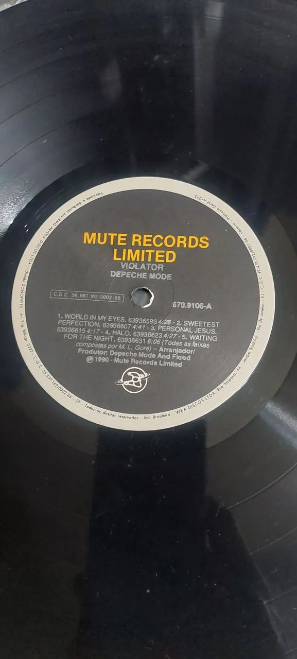 Vinil Depeche Mode "Violator"  - Foto 2
