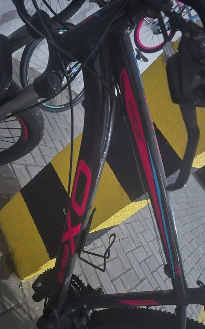 Bicicleta OX tam 17 aro 29 com itens shimano com marcha - Foto 3