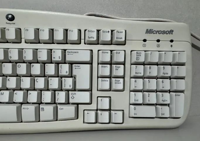 Teclado Antigo Microsoft Basic Keyboard 1.0A - Foto 3