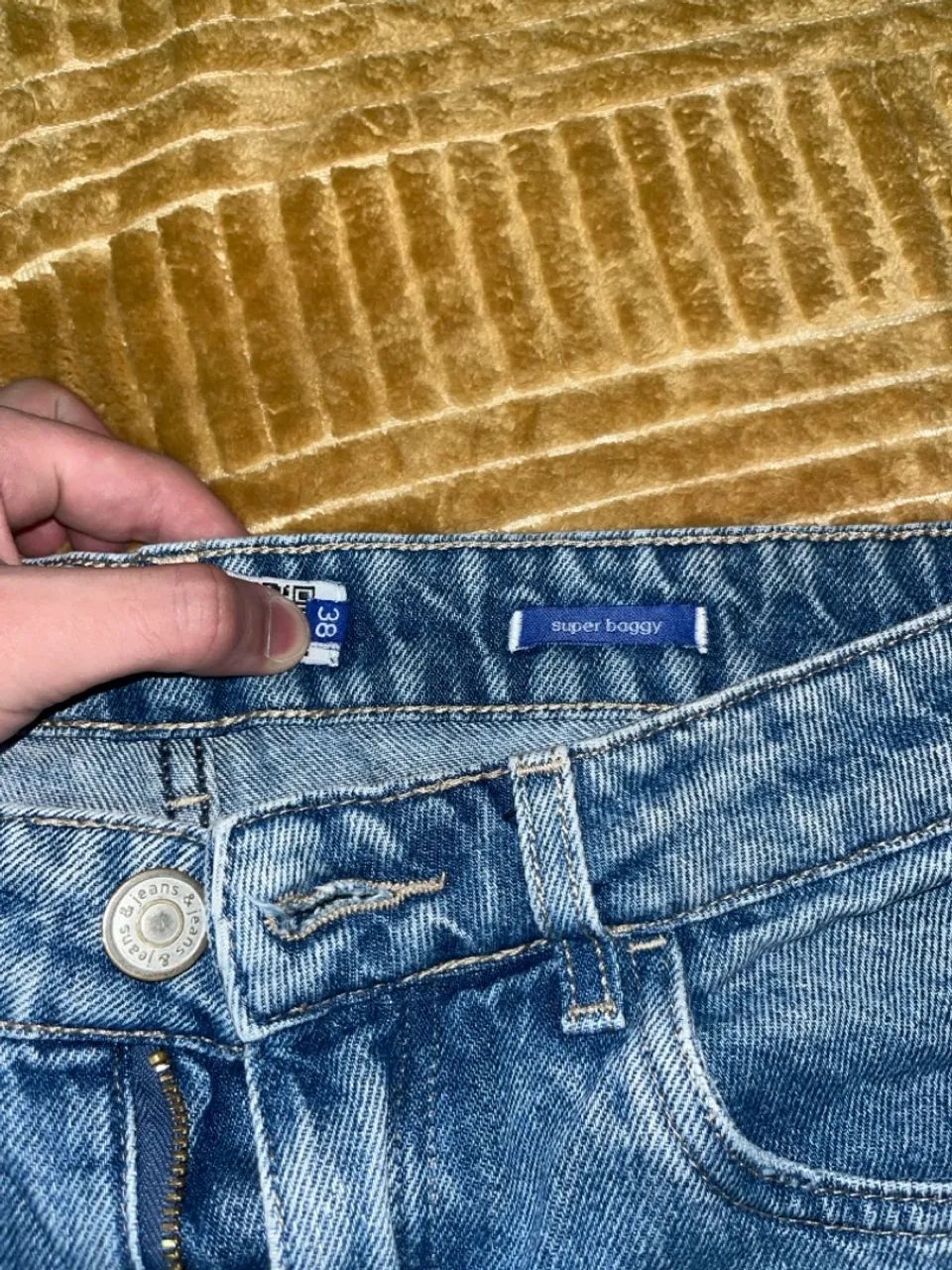 Calça Super Baggy Azul - Foto 3