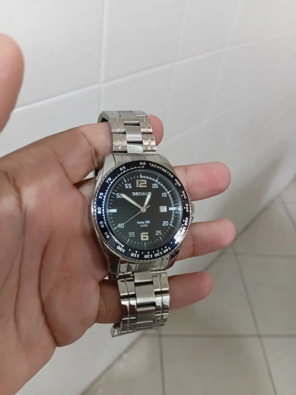 Relógio Séculos Black Dial