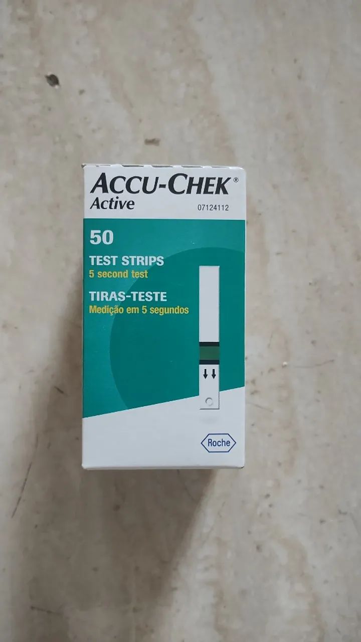 Tiras de glicose accu chek 