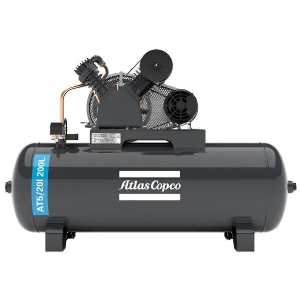 compressor  atlas  copco  sem uso 220 litros 20 pes 5 atm 220/380 trifasico 4000,00