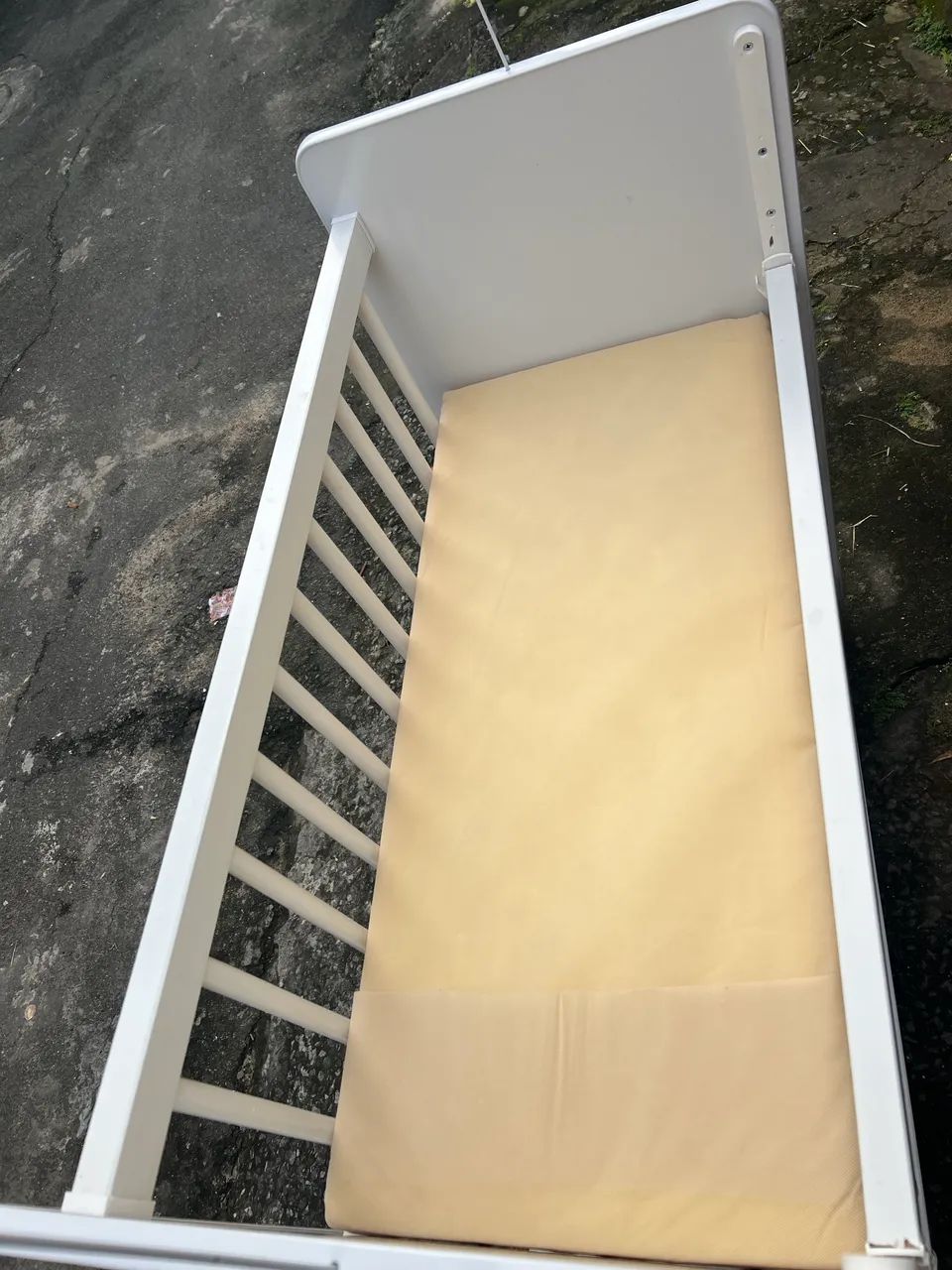 Mini berço branco - Foto 4