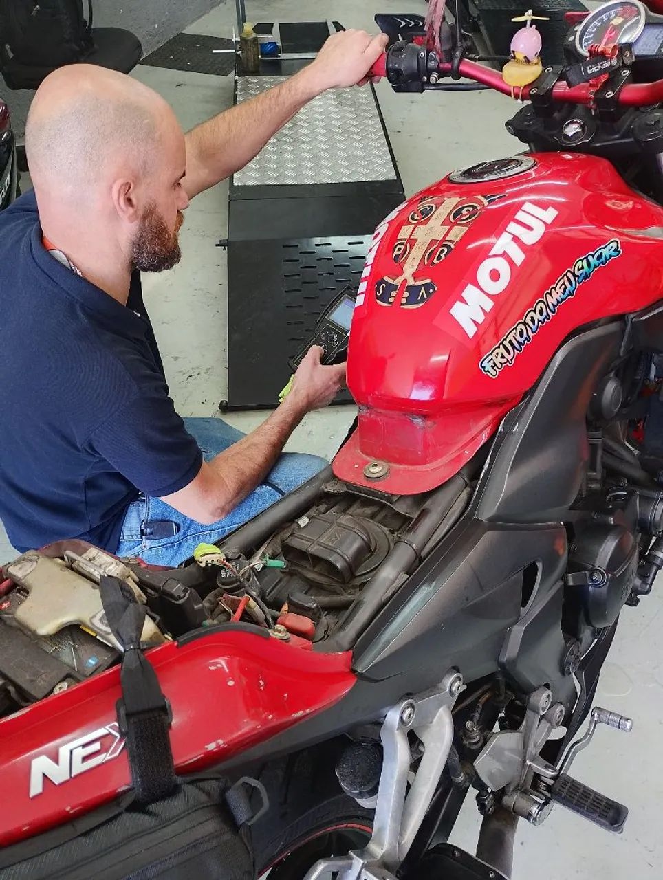 Dafra next 300cc 2020 vermelha  - Foto 3