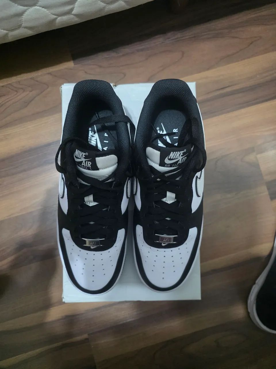 Nike Air Force 1 Low White Swoosh Panda - Foto 4