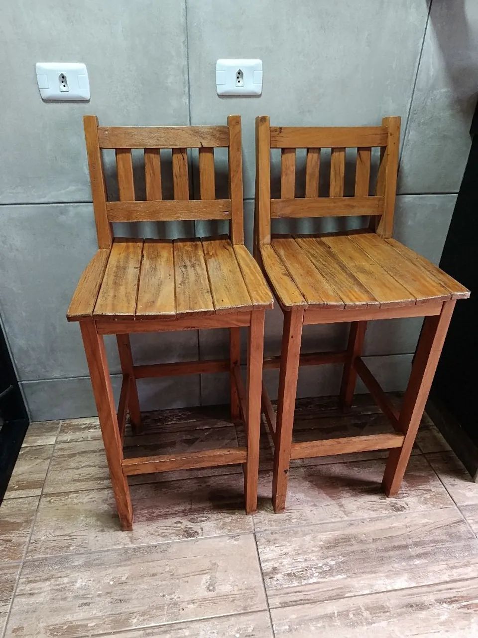 2 banquetas 100% PEROBA !! - Foto 4