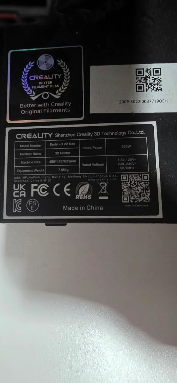 Ender 3 V2 NEO Impressora 3D - Foto 2