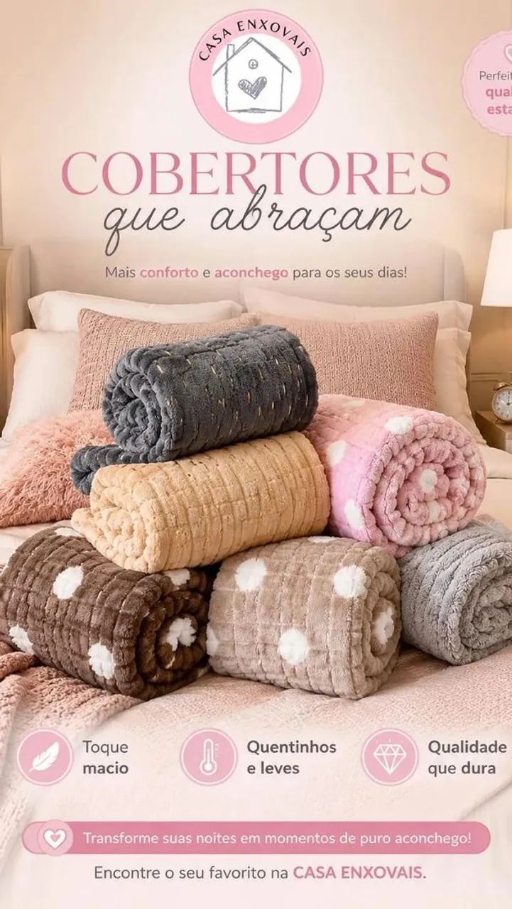 Cobertor Aconchego 1,95 X 2,15