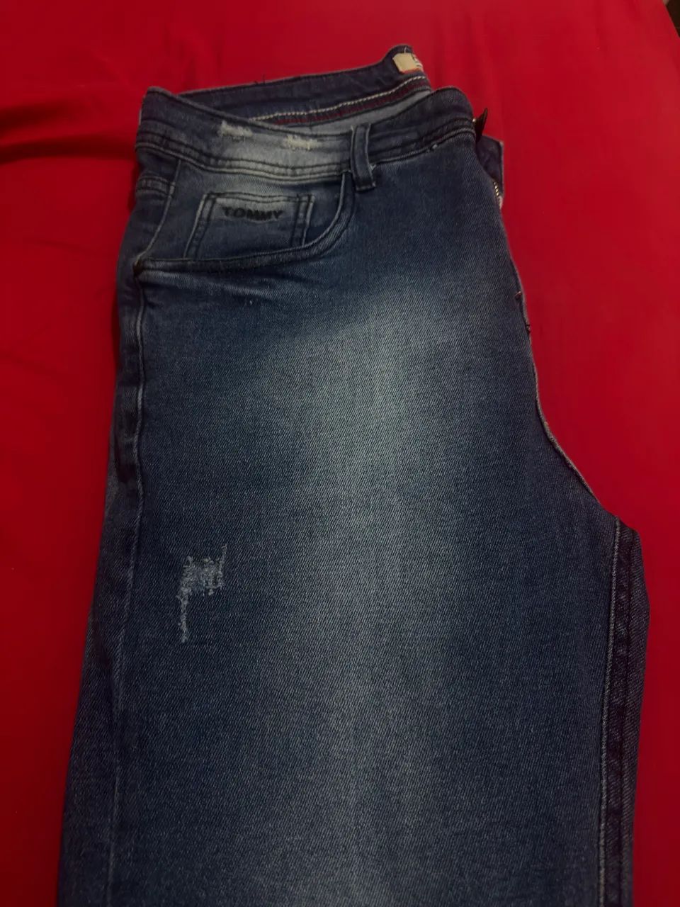 Calça Jeans Slim Tommy 42  - Foto 2