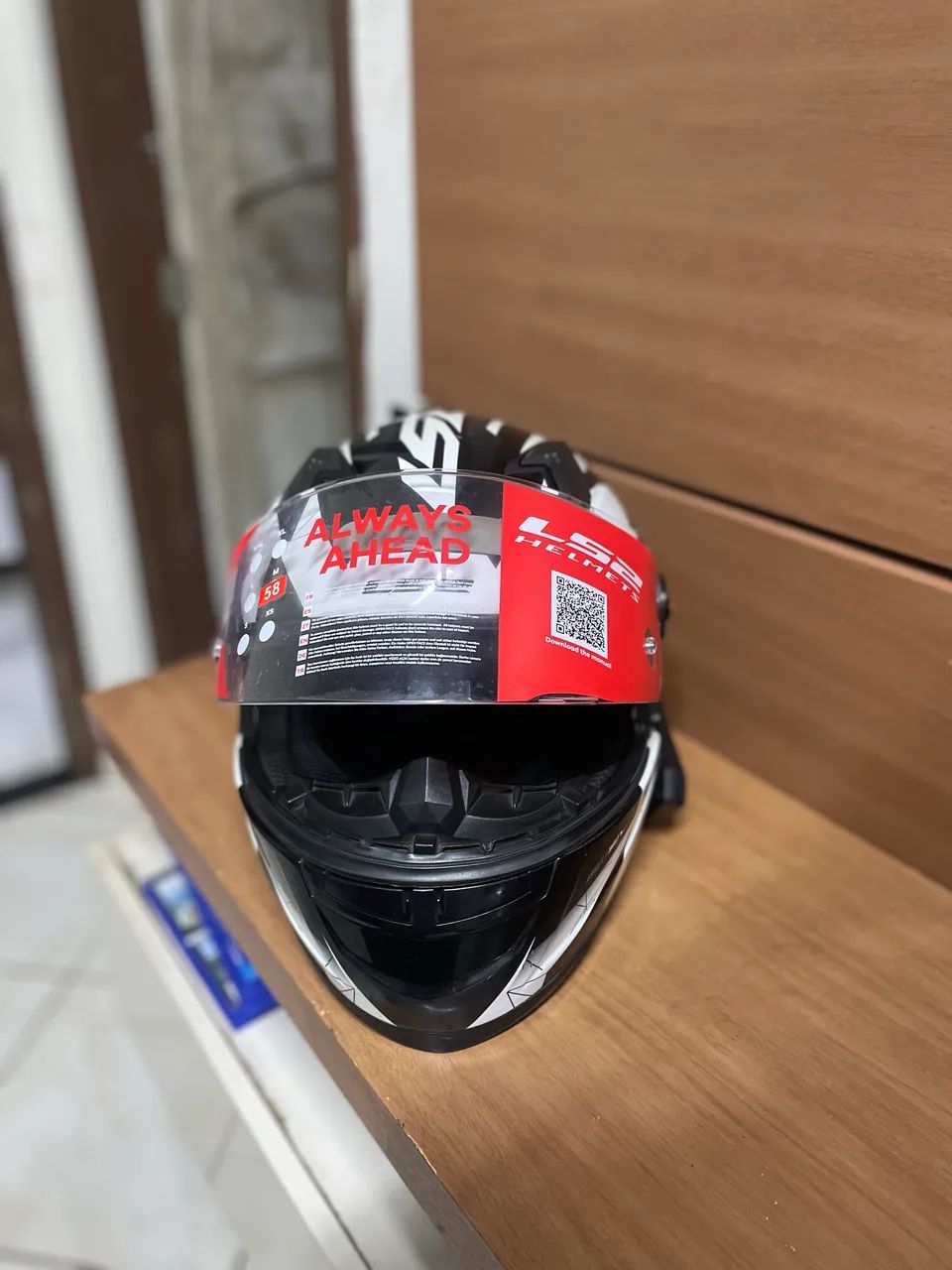LS2 DRAZE PRETO E BRANCO - Foto 4