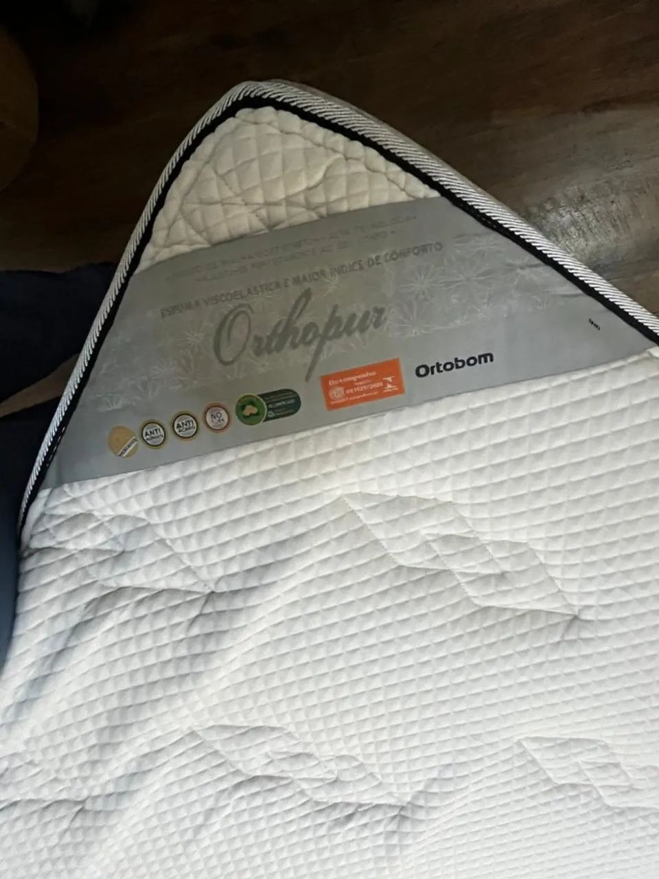 Cama KING Orthopur ortobom + BOX BAÚ  - Foto 3