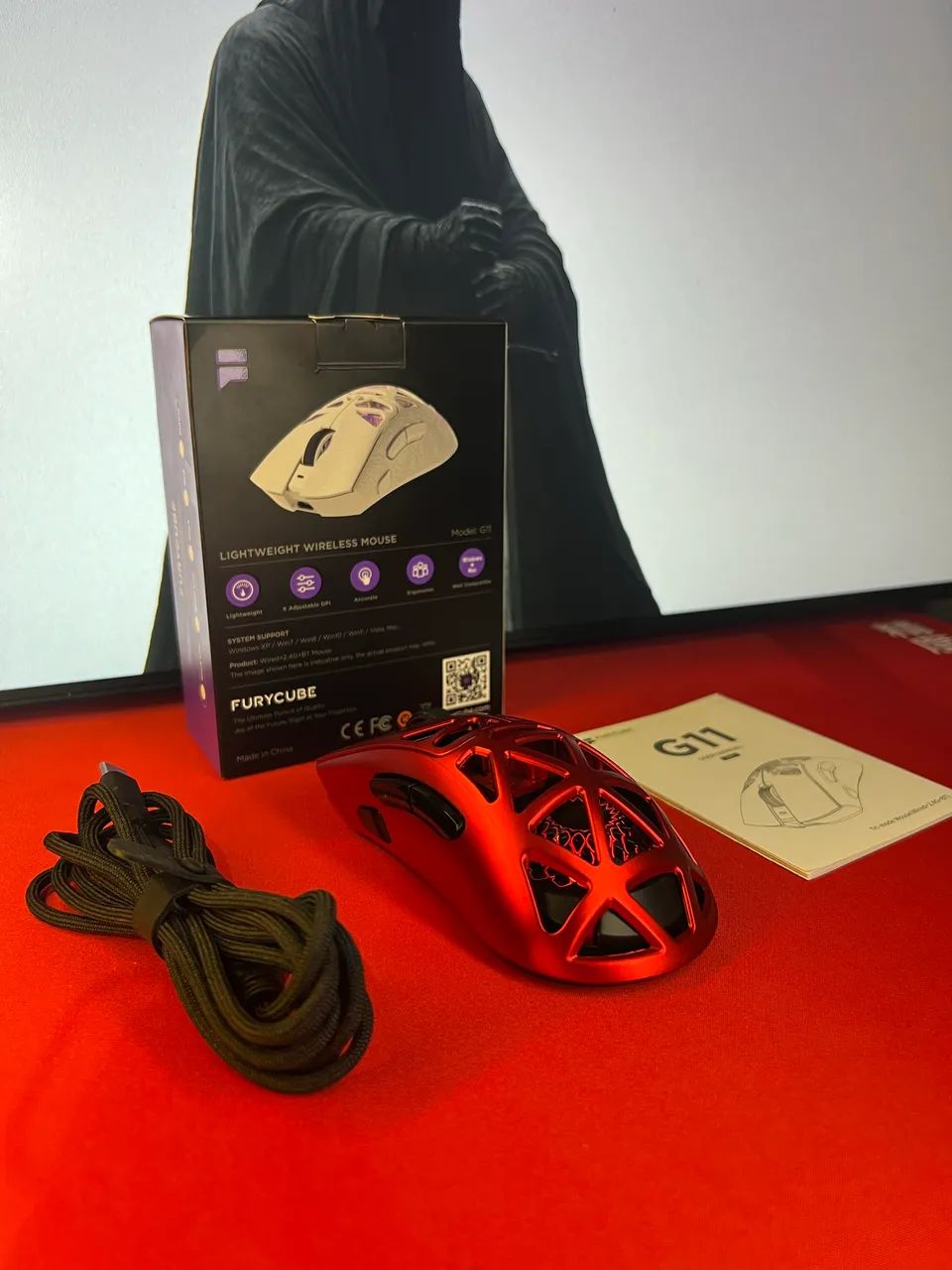 MOUSE GAMER SEM FIO FURYCUBE G11  - Foto 4
