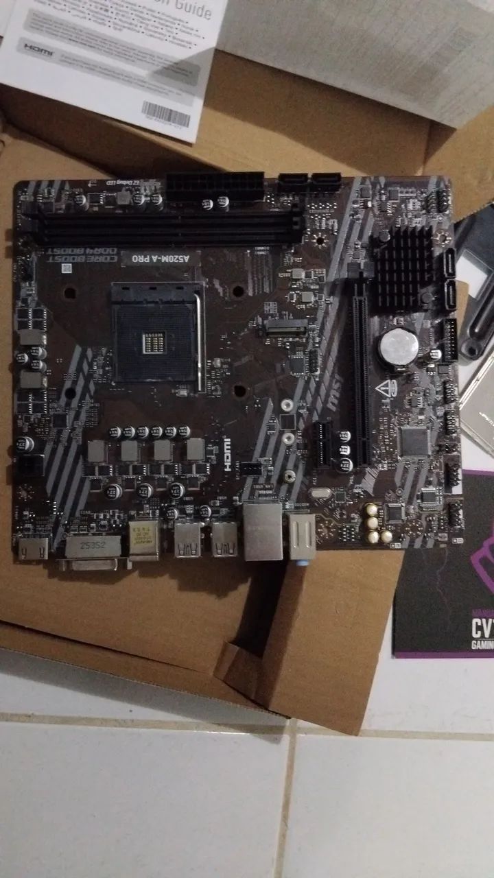 Placa mãe, msi A520 /Apro - Foto 4