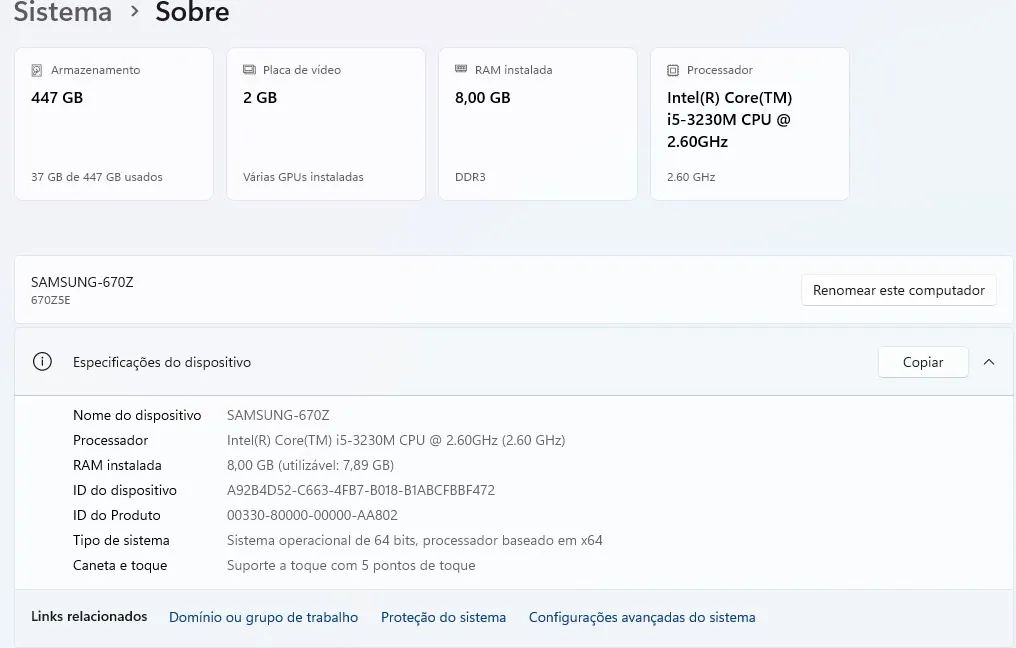 Notebook Samsung Intel Core i5 placa de vídeo 2gb - Foto 5