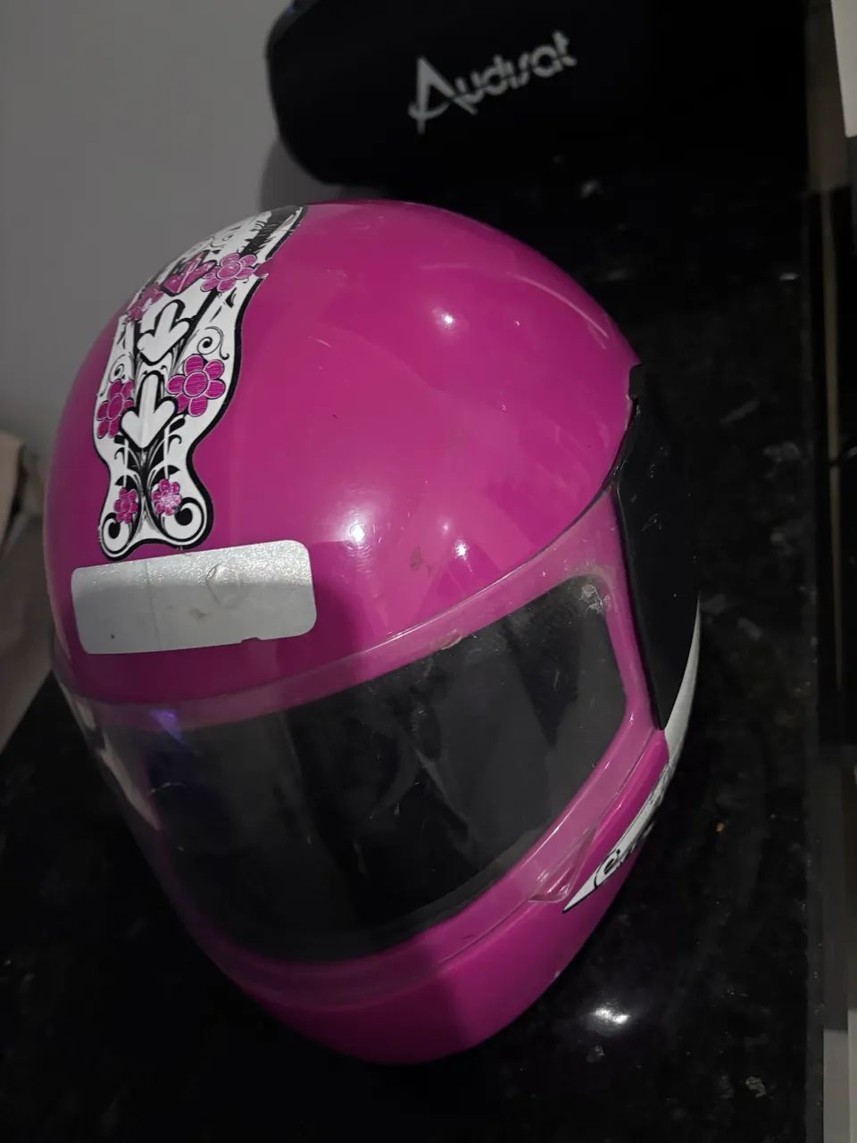 Capacete Rosa R$130,00 - Foto 2
