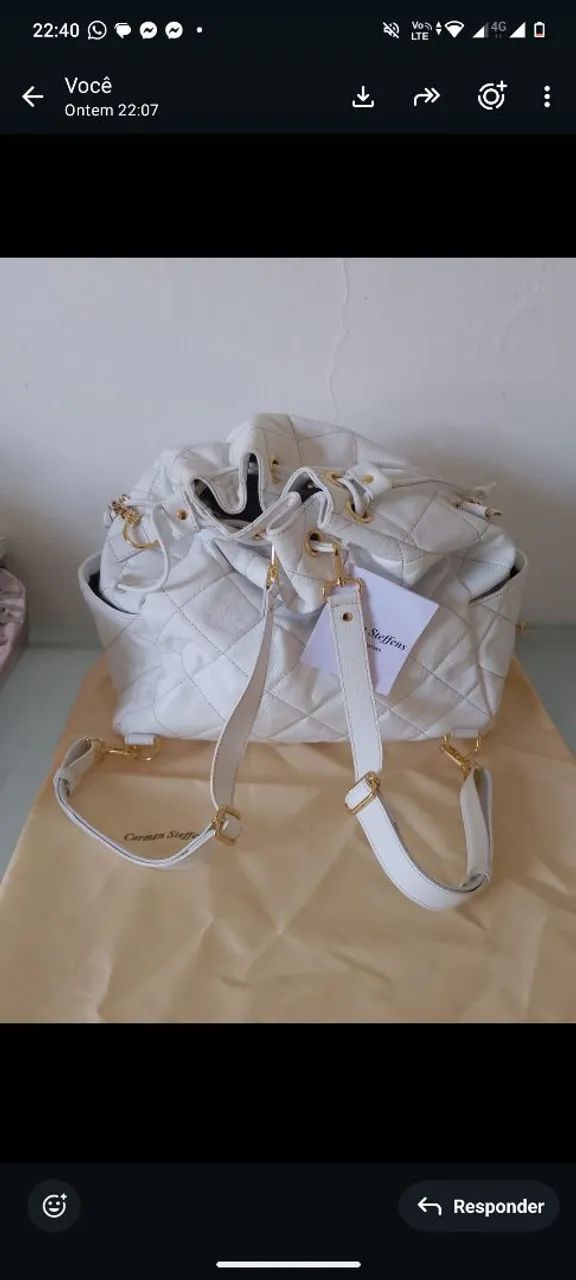 BOLSA DE COURO CARMEN STEFFENS  - Foto 2