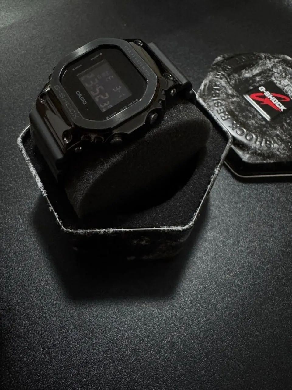 RELÓGIO CASIO G-SHOCK G-STEEL GM-5600UB-1 ORIGINAL - Foto 4