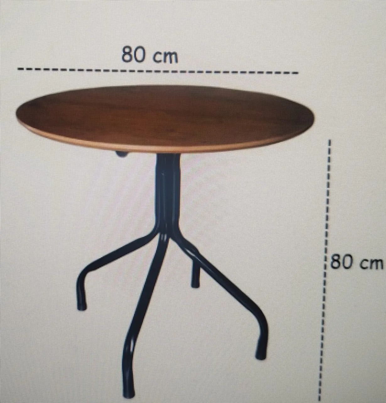 VENDO Mesa com tampo de madeira - Foto 3