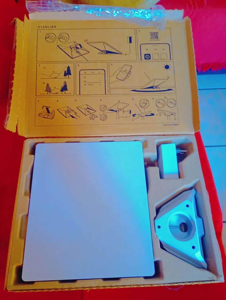 Kit internt Starlink mini.