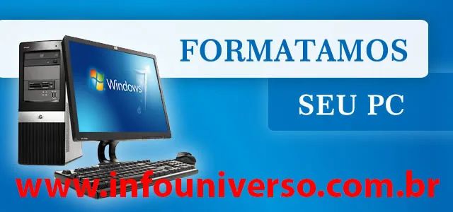 Formatação de Computadores e Notebooks - R$ 65,00