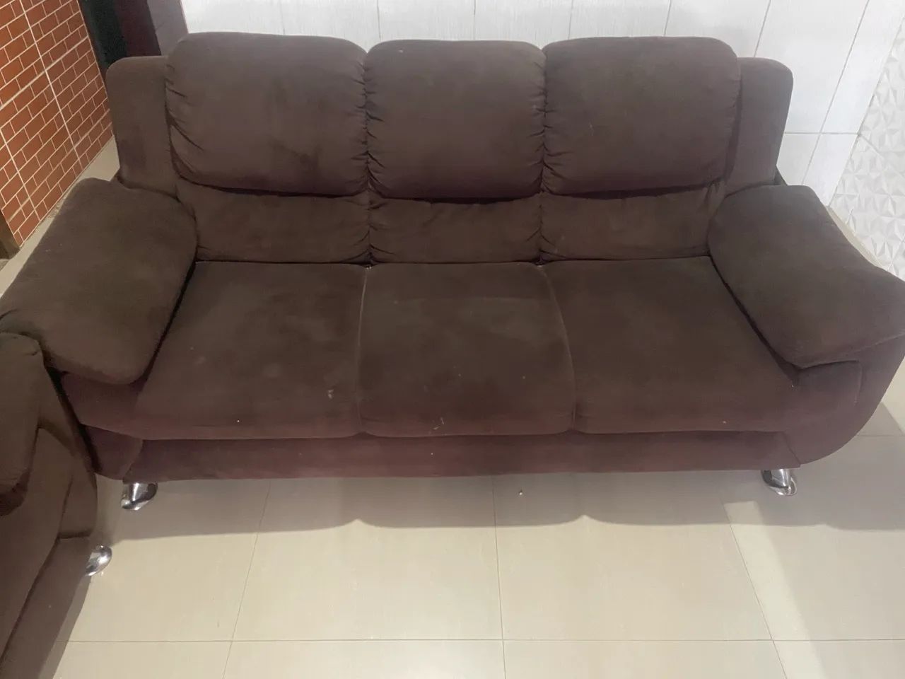 Jogo de sofá + rack + poltrona retrátil  - Foto 4