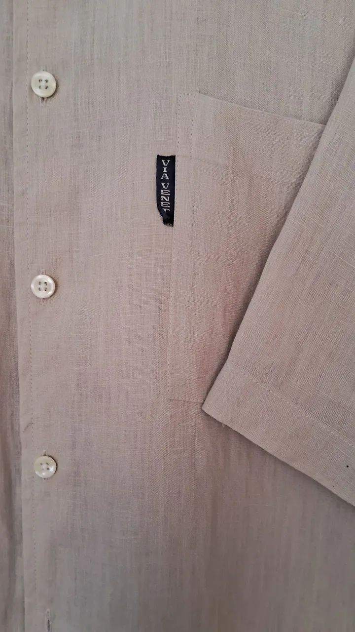Camisa de linho via veneto  - Foto 4