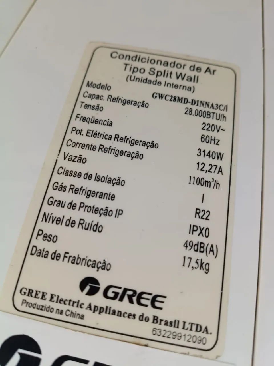 Ar condicionado gree 28000 btus - Foto 3