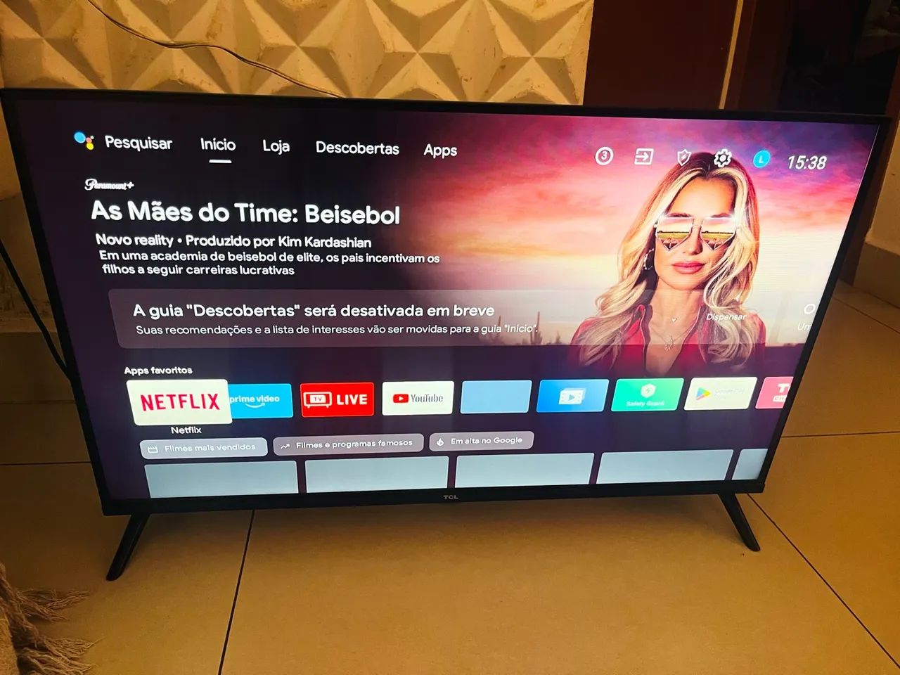 Smart Tv 32 polegadas TCL Android novinha  - Foto 3
