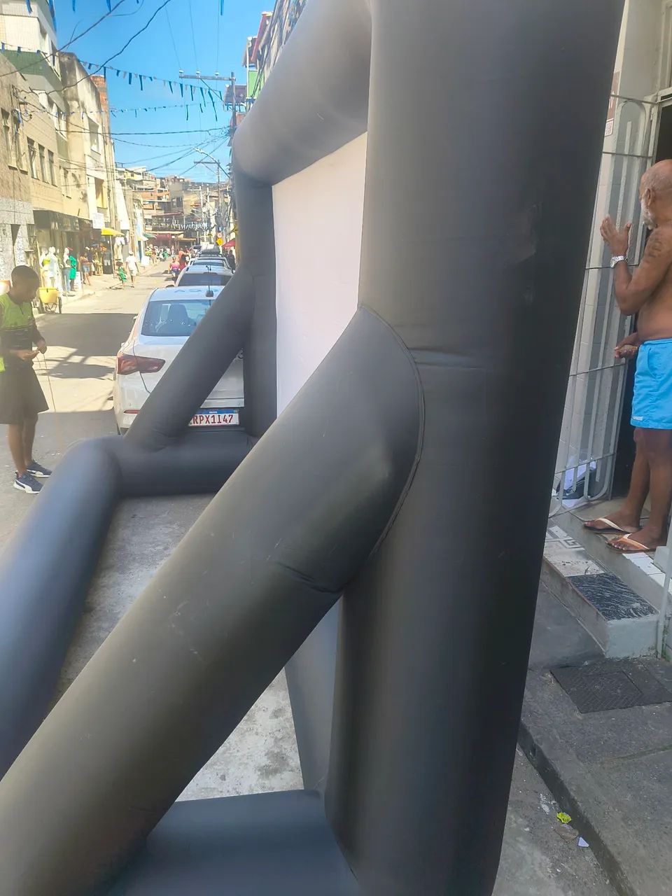 Telão de projeção inflável 5 metros  - Foto 3