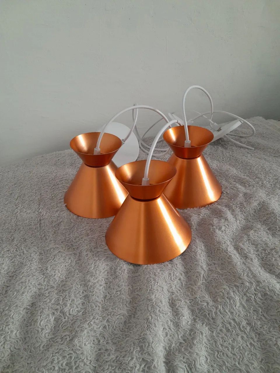 Kit com 3 Luminárias Luxo - Foto 2