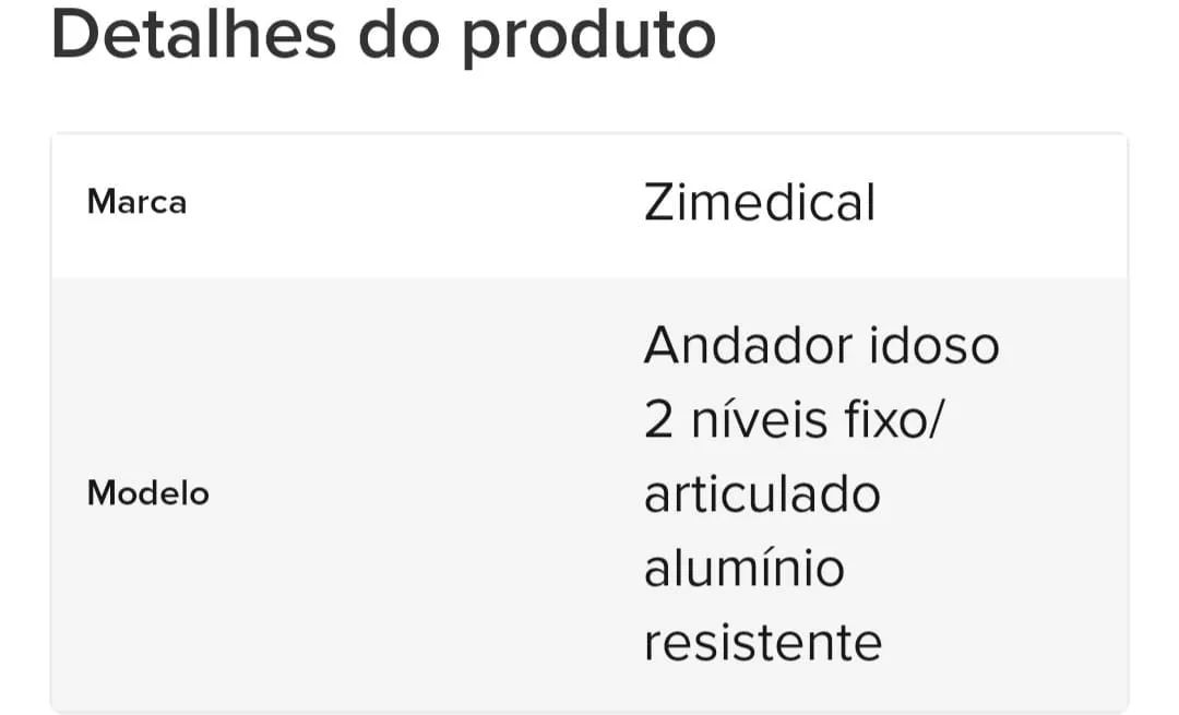 Andador de alumínio 2 níveis  - Foto 3
