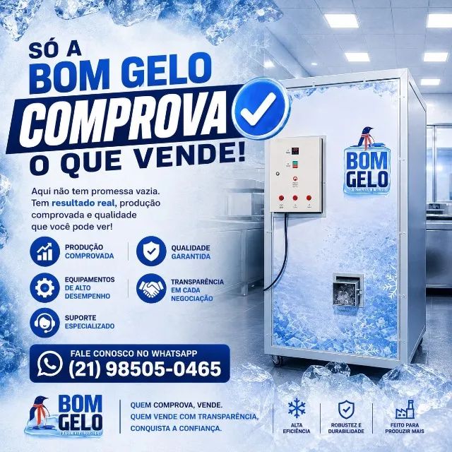 MÁQUINAS DE FABRICAR GELO CUBOS E ESCAMAS - Foto 5