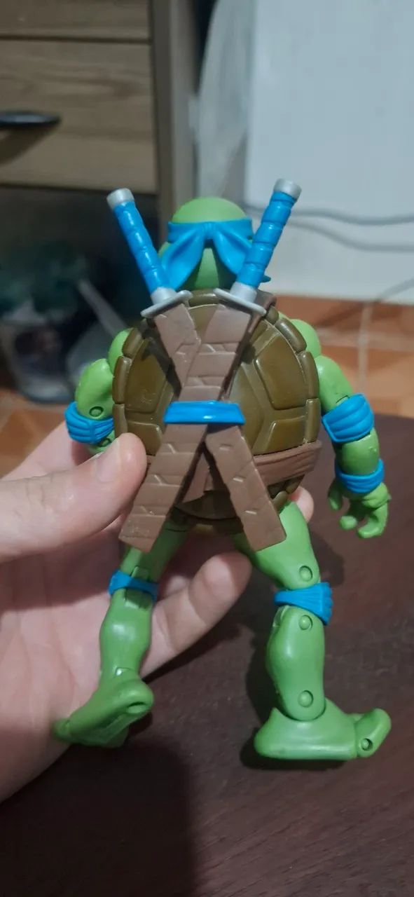 Boneco tartarugas ninja, LEONARDO - Foto 5