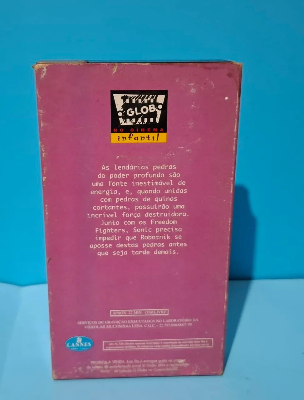 Sonic The Hedgehog As Pedras de Poder VHS Vintage(LEIA A DESCRIÇÃO) - Foto 2