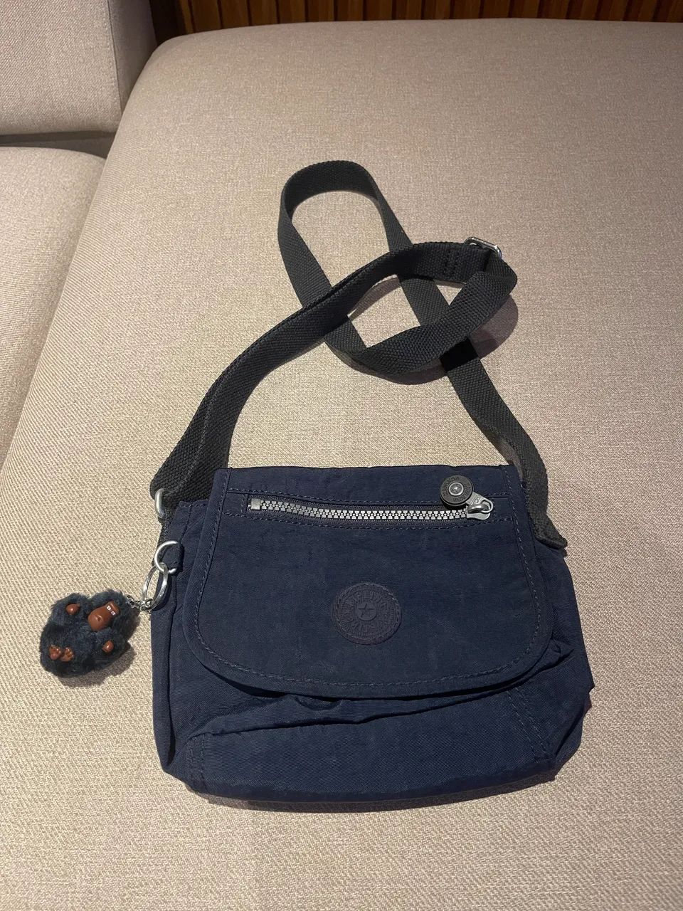 Bolsa kipling azul marinho original 